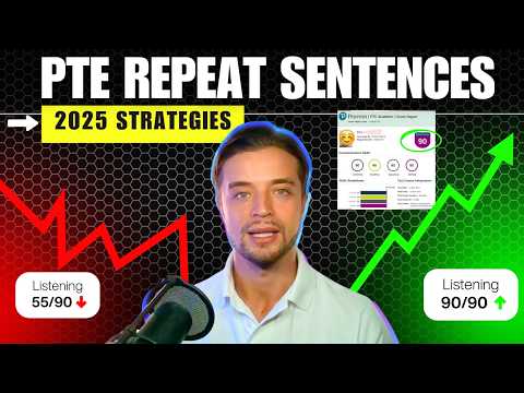 PTE Repeat Sentence Tips & Tricks (2025) - Your ULTIMATE Guide