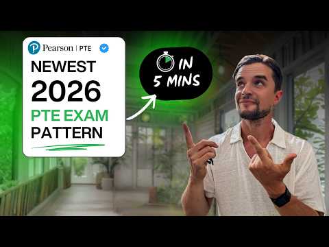 PTE Exam Pattern in 5 mins (2026 UPDATED Structure & Format overview) #PTEexam