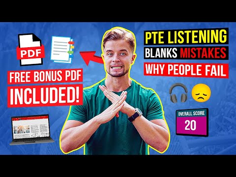 PTE Listening Fill in the Blanks (MUST-KNOW rules & why people fail)