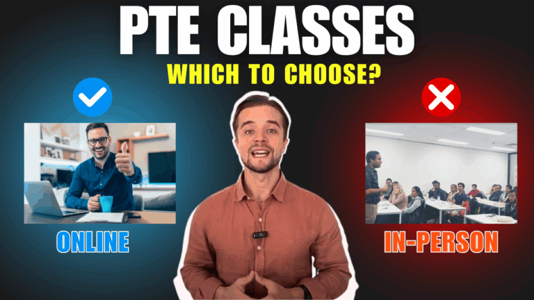 Online pte coaching vs in-person pte classes