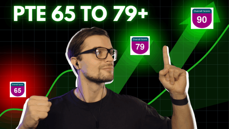 How to Improve PTE Score from 65 to 79 (the 2025 Strategy)