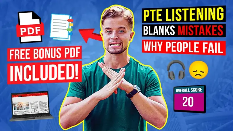 PTE Listening Fill in the Blanks (5 MUST-KNOW rules & Free PDF) 1 Pte listening fill in the blanks tips and tricks