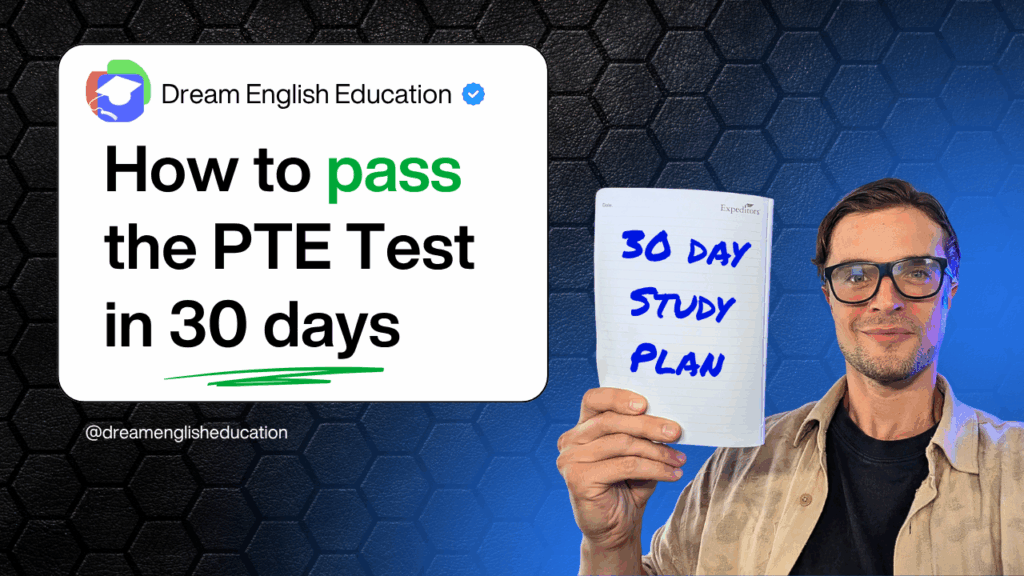 Pte 30 day study plan