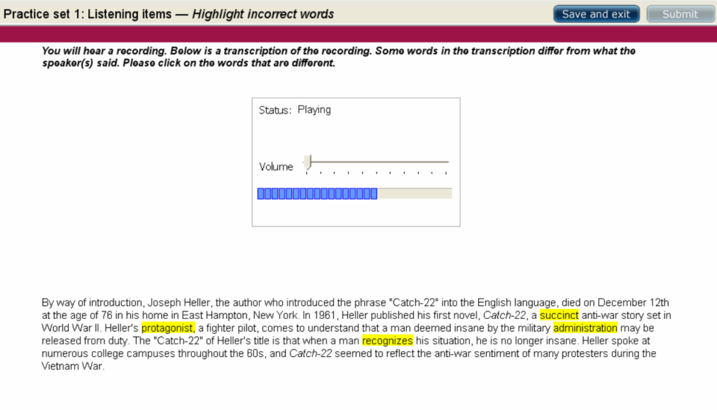 PTE Highlight Incorrect Words Tips & Tricks 2026: Score in Both Listening AND Reading 2 Pte listening - highlight incorrect words