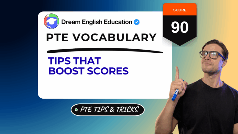 Pte vocabulary tips 2026: high-frequency words that appear across every section