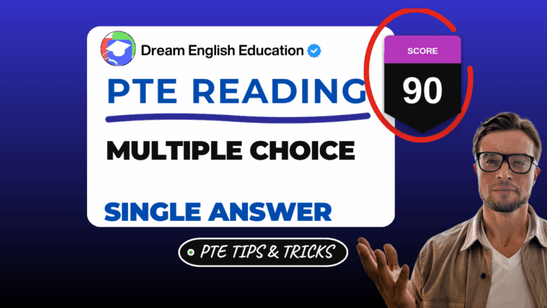 Pte multiple choice single answer reading tips 2026: score this task in under 90 seconds