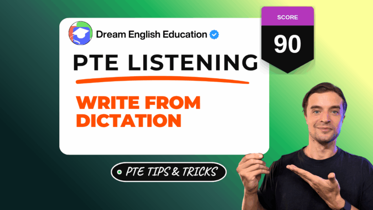 Pte write from dictation 2026: the question that is 23% of your writing score