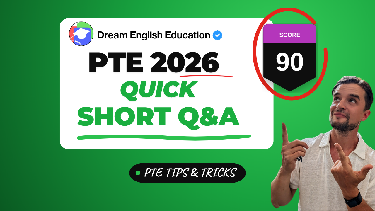 PTE Answer Short Question Tips & Tricks 2026: Simple Task, Hidden Traps 2 Pte answer short question tips 2026