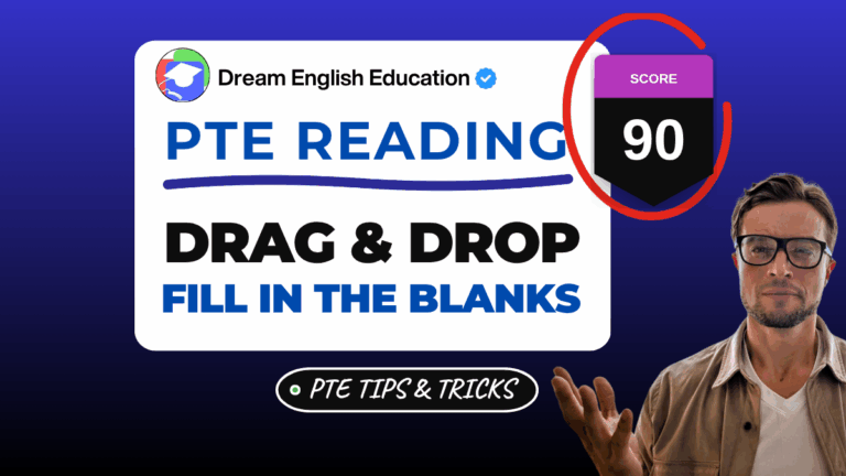 Pte reading: fill in the blanks (drag and drop) tips and tricks 2026