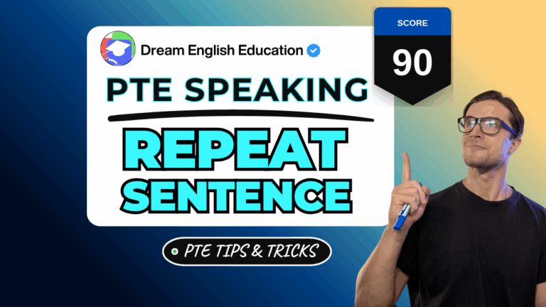 Pte speaking: repeat sentence tips and tricks 2026