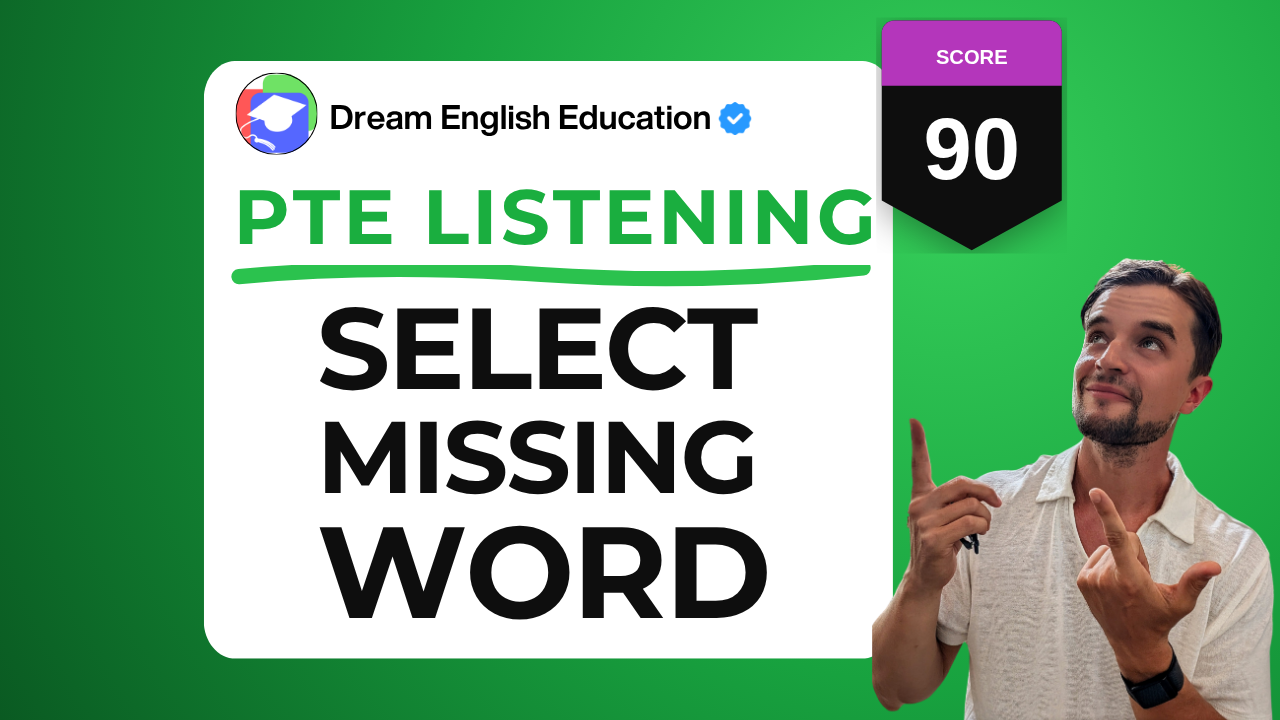 PTE Select Missing Word Tips & Tricks 2026: Predict the Word Before the Options Appear 1 Pte reading: select missing word tips and tricks 2026