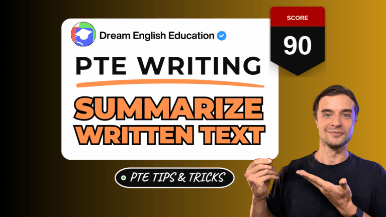 Pte reading & writing: summarize written text tips and tricks 2026