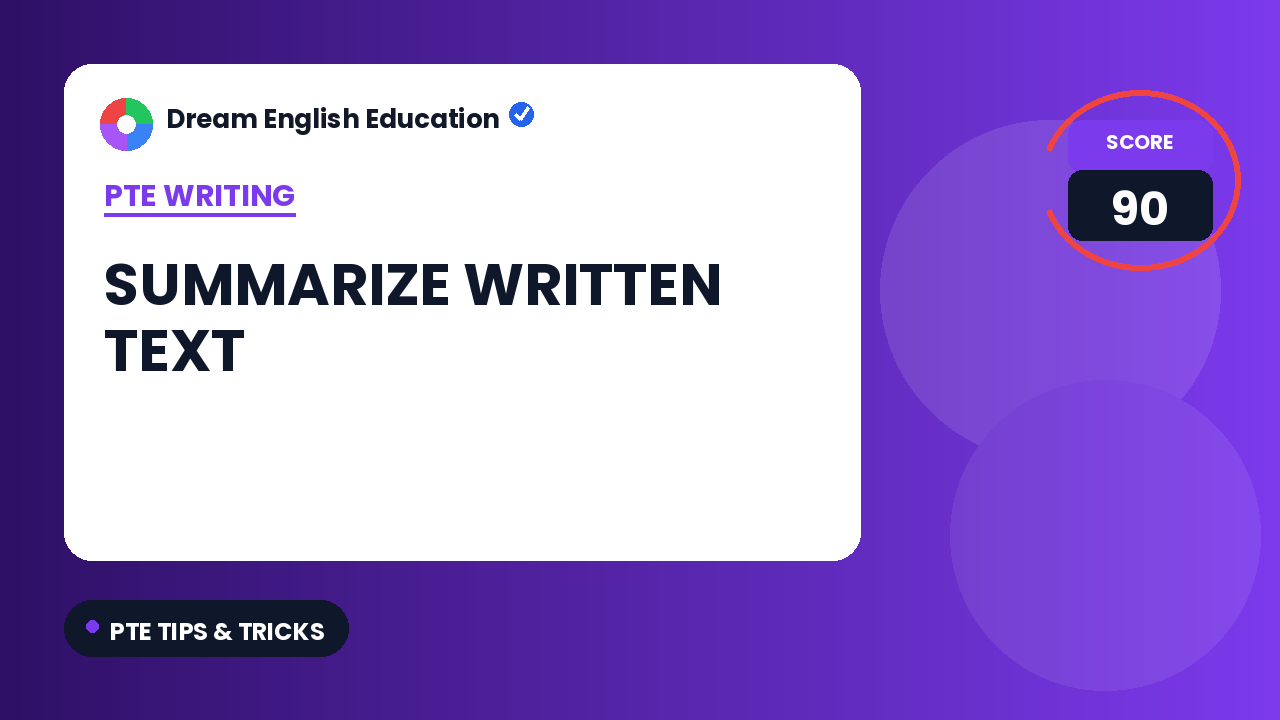 Pte writing summarize written text tips 2026 thumbnail