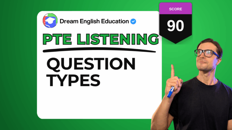 Pte listening question types and score weights 2026